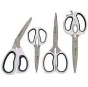 Sabatier Shear Set 4 Piece With Ergonomic Soft Grip Handles Heavy Duty New