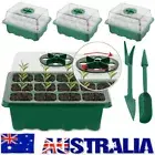 3x 12 Hole Garden Yard Plant Seed Growing Box Nursery Pots Seedling Starter Tray