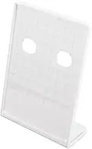 Shaped Display Stand for Menus Tags Table Numbers Plastic Holder for Supermarkets Restaurants Libraries Versatile Storage Rack for Easy Insertion