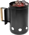 Charcoal Chimney Starter with Wood Handle, Chimney Starter for Charcoal Grills a