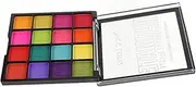 Matte and Glitter Eyeshadow Palette Halloween Makeup Palette Bright Colors