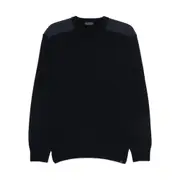 [Paul & Shark] Paul & Shark Wool Shoulder-patch Jumper S BLUE