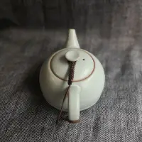 在飛比找Yahoo!奇摩拍賣優惠-現貨熱銷-正品東道汝窯圓融單壺開片陶瓷茶壺禮盒裝收藏款禮盒裝