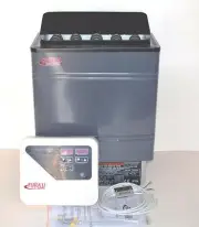 9KW TURKU FIRMER STRUCTURE WET&DRY SAUNA HEATER STOVE OUTER DIGITAL CONTROLLER
