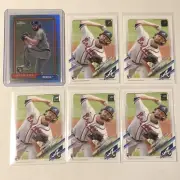 2021 Topps Ian Anderson RC Lot x1 TC-92 x5 RC Debut Braves