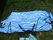 84'' MCALISTER LITE BLUE HORSE SOFT MESH FLY SHEET