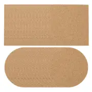 3.94" 1mm Thick Adhesive Cork Sheets, 100 Pcs Squares Round Cork Board