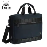 在飛比找Yahoo奇摩購物中心優惠-【Lynx】美國山貓輕量防潑水斜紋尼龍布包 多隔層機能 電腦