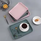 Supplies Plastic Snack Fruit Dinnerware Dessert Plates Serving Tray Tableware