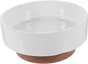 SHOWERORO Ceramic Appetizer Serving Plate Small Fruit Bowl for Snacks Desserts Dried Fruits Lightweight Versatile Ceramic Dish for Kitchen Counter Outdoor Use