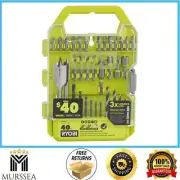 RYOBI Drill and Impact Drive Kit Drill Driver Bits Driving Bit Set 40 Piece