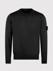 [Stone Island] Stone Island-Round Neck Nero-Uomo S