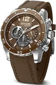 [DUWARD] aquastar rate Mens Analog Japanese automatic Watch with Silicone bracelet D85518.00