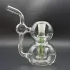 Mini 3.7" Glass Hookah Bong Gourd Ball Pyrex Smoking Water Pipe W/10mm Bowl