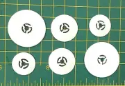 6X Spool Holder Caps 2 each of Small, Medium & Large