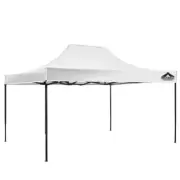 Instahut Gazebo Pop Up Marquee 3x4.5 Folding Tent Wedding Outdoor Camping White