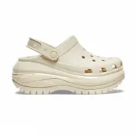 在飛比找momo購物網優惠-【Crocs】Mega Crush Clog 男女鞋 骨白色