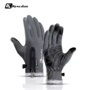 Windstopper Cycling Gloves - Full Finger Touchscreen Anti-Skid Warmer Waterproof