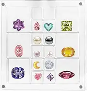 [Generic] Magnetic Seashell Display Box,5.6in Acrylic Magnetic Sea Shell Display Case Jewellery Display Box,Shell Collecting Box,Small Crafts Storage Containers,Magnetic Clear for Storage Display Shelf Room Dec