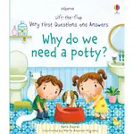 【USBORNE】初階知識問與答硬頁翻翻書 Q&A WHY DO WE NEED A POTTY?