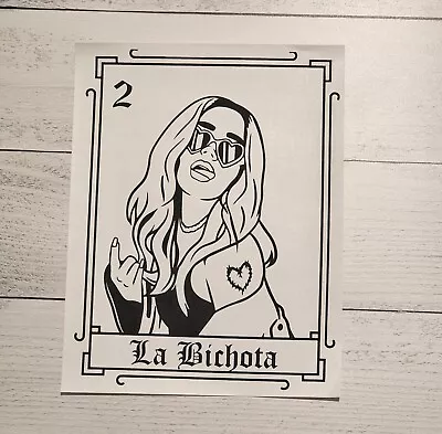 Karol G La Bichota Ready to Press Heat Transfer Screen Print DTF