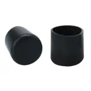 12mm 1/2" Round Rubber Chair Table Leg Tip Caps Foot Cover Floor Protector 2pcs