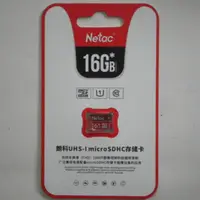 在飛比找蝦皮購物優惠-Netac朗科 16GB Micro SDHC/TF 存儲卡