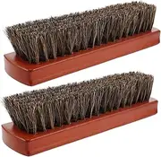 NIYANGLE Shoe Brush Set 2pcs Shoe Cleaning Brush for Boot Soft Bristles No Scratch Leather Shine Tool