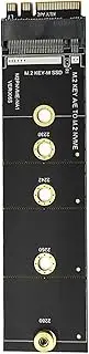 Black Wireless for M.2 A/E for Key Slot to for M.2 for M for Key WiFi Bluetooth-Compatible Adapter for NVMe PCI for Express M.2 Nvme Ssd Adapter Card M2 Key A-E to M2 NVME Adapter Converter Card to