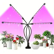 LED Plant Growth Lamp Plant Lamp Clip Timing Full Spectrum Sunlight Succulent Flower Herb Seedling Fill Light Promotes R
