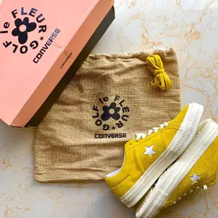 Converse one star x golf le fleur 黃色159435C