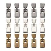 1 Box Tibetan Alloy Cord End Clasp Connectors End Caps Snap Lock Clasps Findings