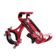 Aluminum Motorcycle Bike Bicycle Mtb Handlebar Cell Phone Gps Holder Mount Red