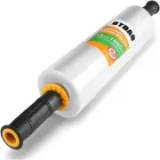 Stretch Wrap Stretch Film with Handles 15" X 1000 Feet Shrink Wrap Packing Mo...