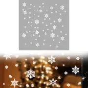 Festive For DIY Art Crafts Christmas Decoration with Snowflake Window Stickers