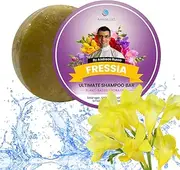 HandMade Solid Shampoo Bar, Natural Shampoo Bar and conditioner For Dry Hair, Hair Nourishment, Prevents Spilt Ends With Plant Based Hydrating SLS Free Shampoo Bar (Freesia)