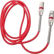 Abaodam Audio Line Mic 3 Pin Mic Cord Microphone Cable Microphone Accessory 3 Pin XLR Wire XLR Cables Red PVC