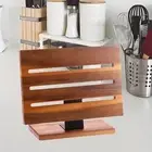 Knife Block Knife Block Holder Kitchen Storage Universal Keep Knives Neat Sharp