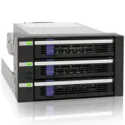 ICY DOCK FatCage MB153SP-B 3x 3.5 SATA 6Gbps HDD Hot Swap Rack Cage 2x 5.25 bay