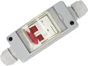 Circuit Breaker MCB 32A DC Disconnect Switch with Overvoltage and Protection for Solar Panel Grid Off Grid Systems (Without Cable)