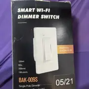 Smart WI-FI Dimmer Switch, Mobile or Voice Control, Timer &Brightness Adjustment