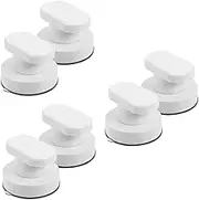 Ciieeo 3sets Door Handle Door Knob Drawer Handles Drawer Pulls Suction Cups Wall Cabinet Installation Support Suction Cup Grab Bars Suction Cup Handle Handles for Pocket Doors White 2pcs*3