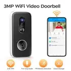JOOAN 3MP WiFi Video Doorbell - Smart Outdoor Battery-Powered Security Camera