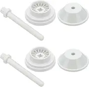 WEBEEDY 6 Pcs Spool PinSpoolReplacement Sewing Spoolfor Singer, Bernina, Europro, Juki, Pfaff, White Sewing Machines Parts Sewing Machine Accessories,Fit for Singer
