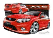 XR6 FG XR6 FG FALCON XR6 TURBO VIXEN A2 FRAMED PRINT (FT196)