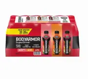 BODYARMOR Sports Drink Strawberry Banana, Orange Mango, Fruit Punch, 20oz, 18Pk