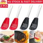 2x Kitchen Cooking Spoon Skimmer Utensil Cookware Potato Ricer Garlic Press Tool