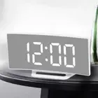 Screen Digital Clock LED Alarm Clock Bedroom Electronic Desktop Clock With RODE