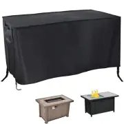 Outdoor Waterproof Rectangular Fire Pit Cover - 42 x 24 x 24