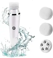 Facial Cleansing, Brush Sonic Vibrating Face Brush Skin Care for Cleaning Exfoliating and Massaging with Wireless Charging